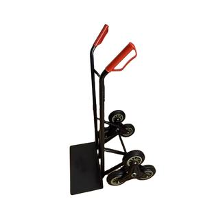 Troli lipat 6 roda 150kg, truk tangan kapasitas beban untuk gudang bandara dipakai di rumah Platform OEM - Product Image 1