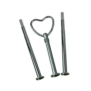 Rak Pamer Kue Double Cake Bentuk Hati dari Alloy untuk Pesta Pernikahan, Aksesoris Perlengkapan Kue, Diskon Besar - Product Image 6