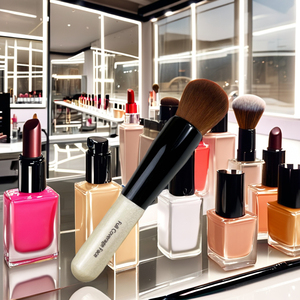 Brosse à cheveux douce avec manche en bois, brosse à contour ondulé pour le visage, brosse à biseau latéral, outil de beauté pour débutants - Product Image 3