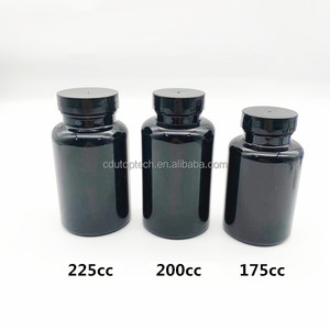 100cc 120cc 150cc 175cc 200cc màu đen trắng Màu Xanh Lá Cây rỗng nhựa viên nang chai HDPE Pill chai với CRC Nắp - Product Image 4