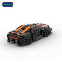 Coffrets Cadeaux : Nouveaux Jouets DIY MOC, Ensemble de Briques de Construction Supercar Gris, Modèles de Voitures pour Garçons