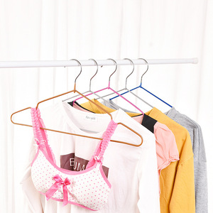 Cintres métalliques épaissis antidérapants avec revêtement nano plastique pour usage en magasin de vêtements pour adultes - Product Image 3