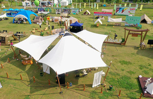 Tentes de glamping de luxe solaires quatre saisons pour 300 personnes, flexibles et combinables, pour activités professionnelles, loisirs, plage et désert - Product Image 5