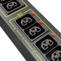 PDU intelligent 36 ports personnalisé en usine, prises C39 C13 C19, RPDU intelligent IP avec mesure pour centre de données cloud, distribution d'alimentation