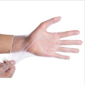 Guantes de vinilo desechables, blancos - Product Image 2