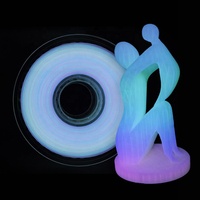 Filament d'impression 3D PLA Premium Luminescent Arc-en-ciel 1,75 mm, Anti-emmêlement, OEM ODM 1 kg
