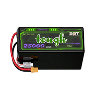 Высоковольтная твердотельная батарея 12S 46.2V 25Ah 25000mAh 400Wh/Kg 3C/5C для тяжелых условий эксплуатации, требующая постоянной мощности, для передовых технологий