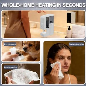 55 ° C (131 ° Distributeur de serviettes chaudes à température constante, séchage rapide en 5 secondes, réservoir de 500 ml, auto-séchant et sûr, portable pour spa, soins du visage, salle de bain et maison - Product Image 6