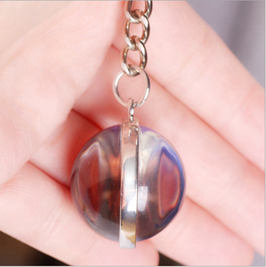 Güneş sistemi gezegen anahtarlık Galaxy bulutsu uzay anahtarlık ay toprak güneş Mars sanat resmi çift taraflı cam top anahtarlık - Product Image 5