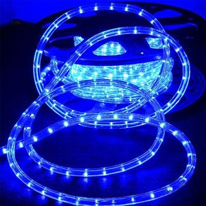 RONSHE RS-RO1 PVC Rope <strong>Lights</strong> IP65 Waterproof 110V/220V 50m/100m RGB LED Outdoor Garden Party Halloween Decorations CE RoHS CCC - Product Image 1