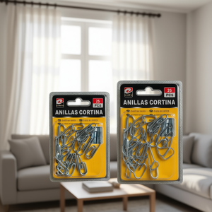 Anillas Cortina 25Pcs Metal Curtain Hooks For Window Drapes - Product Image 3