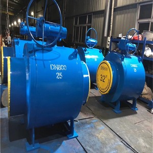 Q361F-16C Ball Valve Dn900 Carbon Steel Soft <b>Seal</b> For Water Heating System - Product Image 3