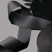 1 pouces Ruban Noir Lourd Escalade Plat Sangle Nylon Cerclage Sangle pour Colliers