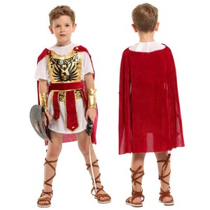 Costume <span class=keywords><strong>de</strong></span> guerrier romain, gladiateur, <span class=keywords><strong>chevalier</strong></span> médiéval pour enfants, garçons et filles, fête d'Halloween, carnaval, MIDD-007 - Product Image 1