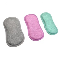 Nouvelle arrivée, éponge en microfibre double face, douce, écologique, de haute qualité, éponge à vaisselle toutes saisons pour la cuisine