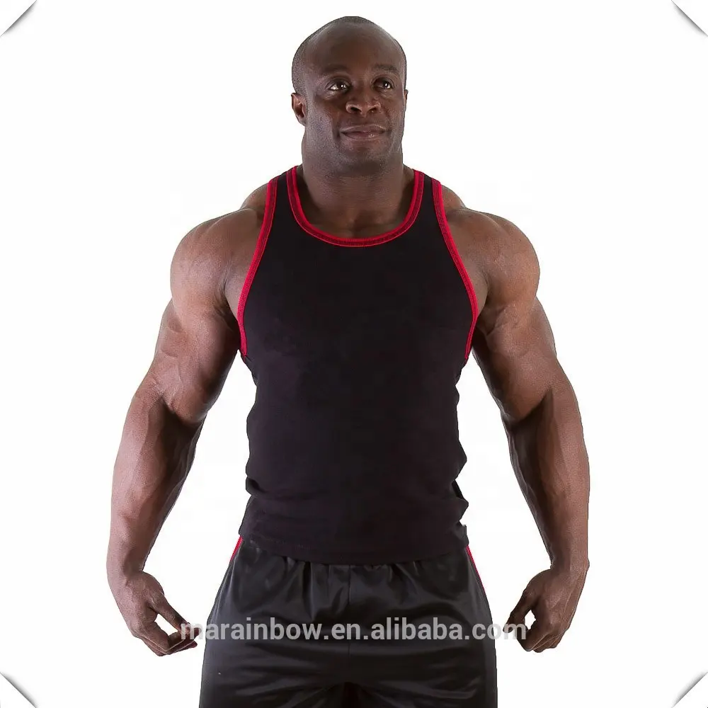 Hot Koop Mens Bodybuilding Tank Tops & Singlets, Custom Made Mens Gym Tank Top Kleding, sport Fitness Tank Tops Groothandel
