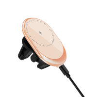 Accessoires de téléphone 15W chargeur sans fil de voiture support de téléphone de voiture support de téléphone magnétique support de téléphone portable de voiture avec chargeur sans fil