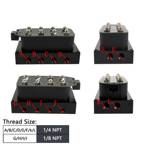Vanne de distribution de suspension pneumatique RASTP 1/4 po NPT, vanne de commande à solénoïde pour amortisseur pneumatique - Product Image 2
