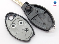 NOUVEAU Style Lame non coupée 3 boutons Boîtier de clé de voiture Coque de remplacement Fob pour Citroen C4 C5 2006 Saxo 2002
