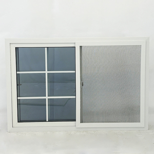 32 'x 22' Trắng uPVC vật liệu cửa sổ trượt đôi kính của PVC trượt cửa sổ sinh thái thân thiện không thấm nước - Product Image 3