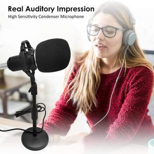 BM 800 Professional Studio Condenser Vocal <strong>Recording</strong> Microphone Kit Mic <strong>Stand</strong> for KTV Karaoke Computer <strong>Recording</strong>-Cardioid Wired - Product Image 5