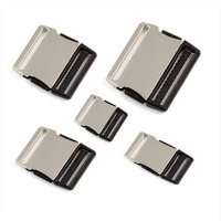 Boucles de ceinture à sangle réglable pour femmes 4828 petites boucles de chaussures à épingles Sangle en alliage de zinc recyclé 4828 petite boucle d'insertion