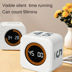 Temporizador Pomodoro Cube, Temporizador Visual <span class=keywords><strong>para</strong></span> Yoga, Deportes, Productividad, Estudio Infantil, Temporizador Digital de Cocina - Product Image 4