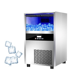 Machine à glaçons commerciale 30 KG/24H en acier inoxydable, machine à glaçons sous comptoir avec capacité de stockage de 20 KG pour bar, café - Product Image 5