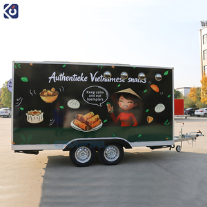 CAMPTRL Charrette à café personnalisée de 4 m, camion de restauration rapide, pizza, tacos, barbecue, hot-dogs, camion de crème glacée, remorques de restauration mobiles entièrement équipées - Product Image 5