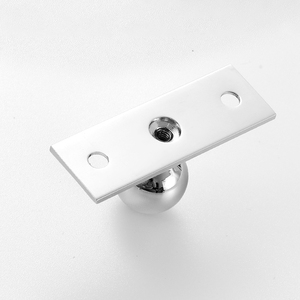 Koppalive Chrome tủ bếp <span class=keywords><strong>knobs</strong></span> đồng thau rắn tủ quần áo ngăn kéo xử lý Tủ kéo và núm với backplates - Product Image 2