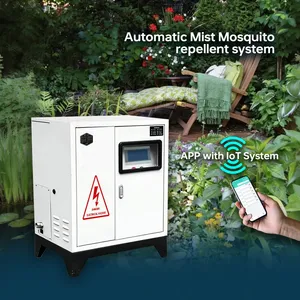 Système de brumisation <span class=keywords><strong>anti</strong></span>-moustiques intelligent en acier inoxydable haute pression 100 bars, pulvérisateur électrique pour pelouse et jardin extérieur - Product Image 6