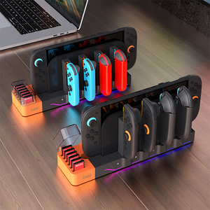 PG-SW2061 8-in-1 Phổ Nhỏ Chuyển Đổi Điều Khiển Sạc Dock Với RGB Màu Sắc Sạc Đứng Trò Chơi Phụ Kiện Cho Ns/Chuyển Đổi 2 - Product Image 5