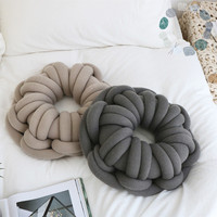 Oreiller en tricot personnalisé en acrylique écologique Kle, avec motifs floraux et animaux, pour un massage rafraîchissant, utilisable en toutes saisons pour la maison et l'hôtel