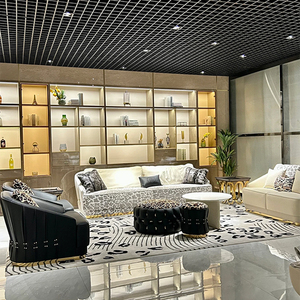 Canapé moderne italien minimaliste de luxe 4+2+1 places pour salon, conçu pour les villas et les hôtels - Product Image 1