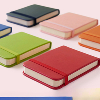 Carnet d'adresses portable en similicuir A7 Yilan H-121 avec logo personnalisé, reliure thermique, mignon et compact, vente en gros