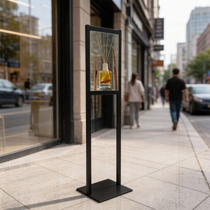 Support de signalétique double face sur pied en ABS écologique avec affiches interchangeables pour la promotion d'hôtels et de concerts - Product Image 5