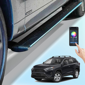 Estribos Laterales de Aleación de Aluminio de Súper Calidad con Iluminación LED para <span class=keywords><strong>Toyota</strong></span> <span class=keywords><strong>RAV4</strong></span> 2020-2025 - Product Image 1