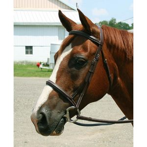 Juego de bridas inglesas de primera calidad, banda ancha elevada acolchada gruesa con Riendas de cuero atadas a mano, tachuelas de caballo de lujo - Product Image 2