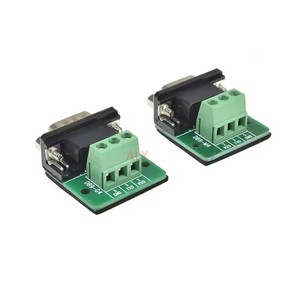 Conector de puerto serie macho hembra DB9 de 9 pines A Adaptador de terminal, bloque de terminales de placa convertidora <span class=keywords><strong>COM</strong></span> RS232 a RS485 - Product Image 2