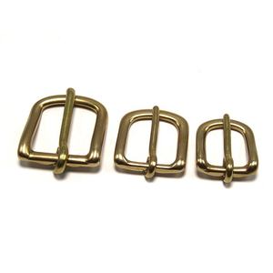 Sabuk gesper tas tangan harga murah aksesoris kerah hewan peliharaan kualitas tinggi gesper sabuk pin pria kuat gesper kuningan solid - Product Image 1