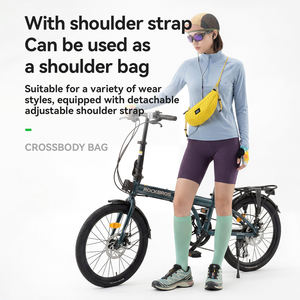 Sac de vélo ROCKBROS de style nouveau, en forme de <span class=keywords><strong>banane</strong></span>, pliable, pour guidon de vélo, sac avant pour les trajets urbains et le cyclisme en plein air - Product Image 2