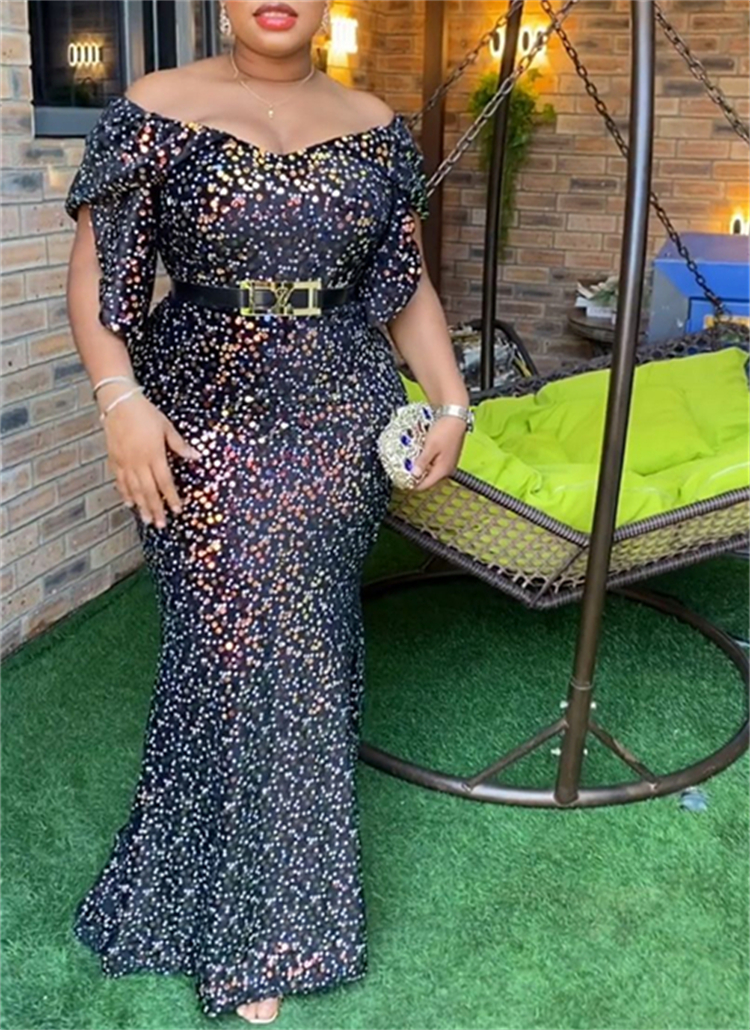 green emerald velvet dress Yukale Women's High Neck Sequins Prom Dresses 2024 Long A Line Tulle  Sparkly Formal Evening Dress Ball Gowns for Women Black at Amazon Women's  Clothing store main image 1
