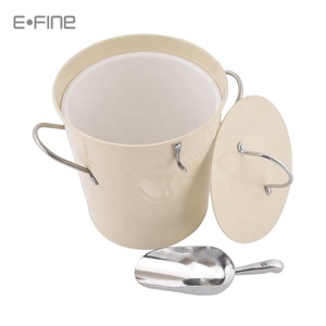 <span class=keywords><strong>2025</strong></span> New Arrival bán buôn 3L tinplate cổ điển <span class=keywords><strong>Ice</strong></span> <span class=keywords><strong>Bucket</strong></span> Bar bia barware rượu vang Cooler xô với Scoop và nắp - Product Image 4