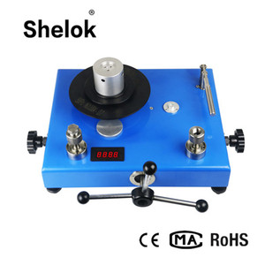 เครื่องสอบเทียบแรงดันไฮดรอลิกความแม่นยำสูง รุ่น Shelok YJ พร้อมเกจวัดแรงดันดิจิตอล แบบลูกสูบถ่วงน้ำหนัก ราคา - Product Image 6