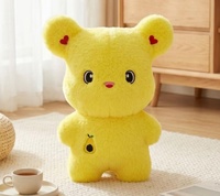Boneka Plush Kartun Kawaii Grosir Campuran, Mainan Hewan Lucu Isi Dakron, Hadiah Mesin Cakar, OEM ODM Custom, Super Lembut PP