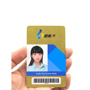 Kartu pintar RFID produsen kartu ID PVC cetak untuk ID karyawan dan kontrol akses pintu