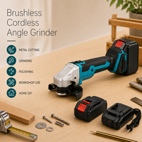 Meuleuse d'angle professionnelle sans balais 20V MAX sans fil haute puissance portable robuste vente directe fabricant OEM/ODM nouveau design