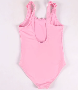 Diseño niños ropa <span class=keywords><strong>de</strong></span> playa nylon secado rápido flor Correa Rosa rojo Scoop back una pieza traje <span class=keywords><strong>de</strong></span> baño fabricante para niños niñas bebés - Product Image 2