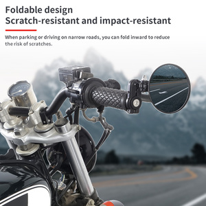 Pièces et accessoires pour moto, rétroviseurs pliables en alliage d'aluminium CNC pour <span class=keywords><strong>guidon</strong></span> <span class=keywords><strong>de</strong></span> moto - Product Image 5