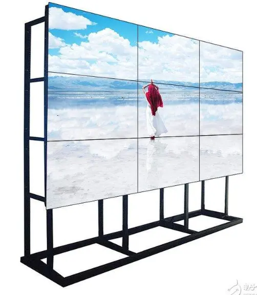 2x2 3x3 4K сращивающийся экран ЖК видео настенный Телевизор настенный 46 дюймов 3,5 мм Безель с задней кронштейном или подставкой